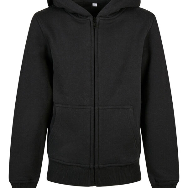 Organic kids basic zip hoodie Thumbnail