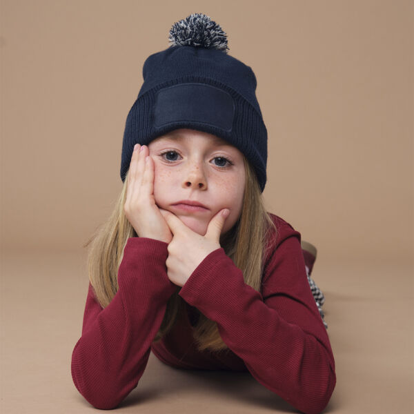 Beechfield Kids Snowstar® Patch Beanie Thumbnail