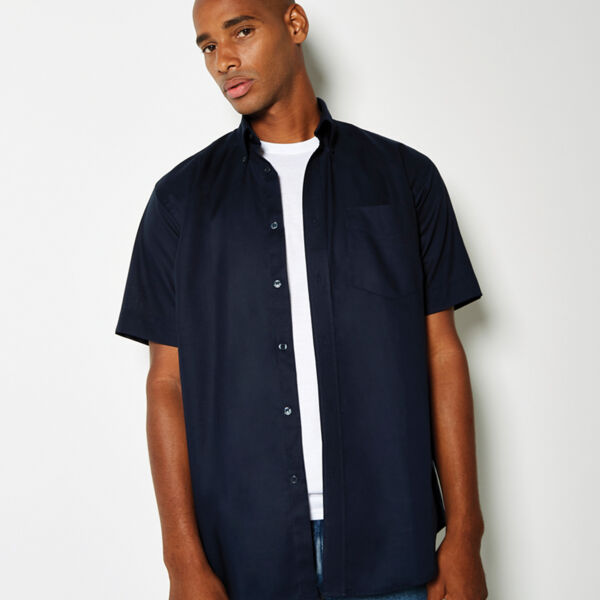Kustom Kit Short Sleeve Classic Fit Workwear Oxford Shirt Thumbnail