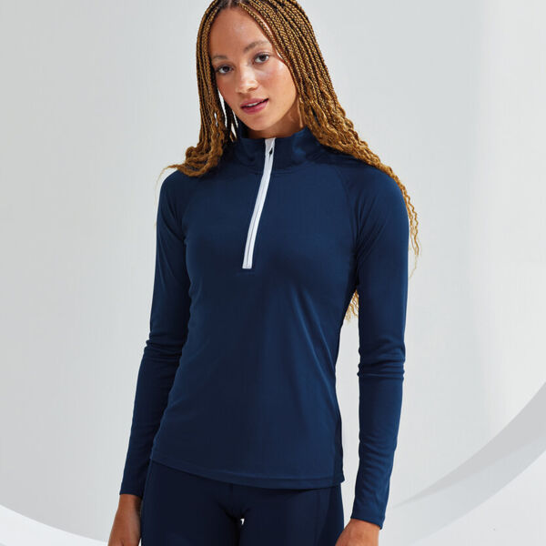 Women's TriDri® long sleeve performance ¼ zip Thumbnail
